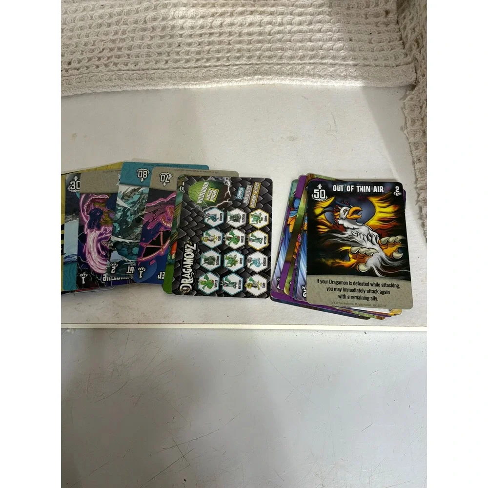 Fantasy Kids Dragamonz Trading Card Lot OS Multicolor